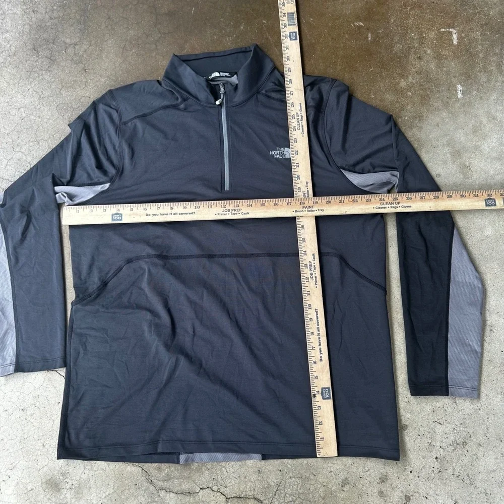 The North Face 1/4 Zip Pullover Mens XL Black Long Sleeve Athletic Outdoors Gorp